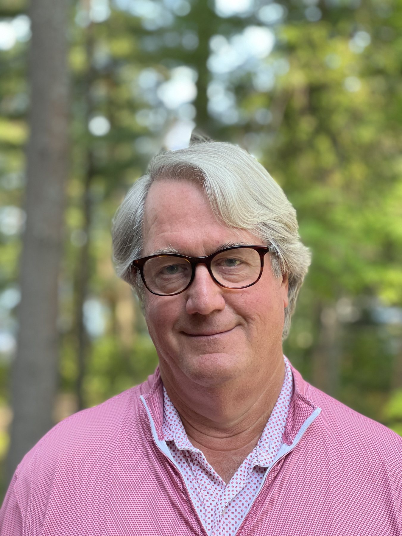 Guy Burry, candidate for District and Township Councillor, photographed outdoors in Muskoka